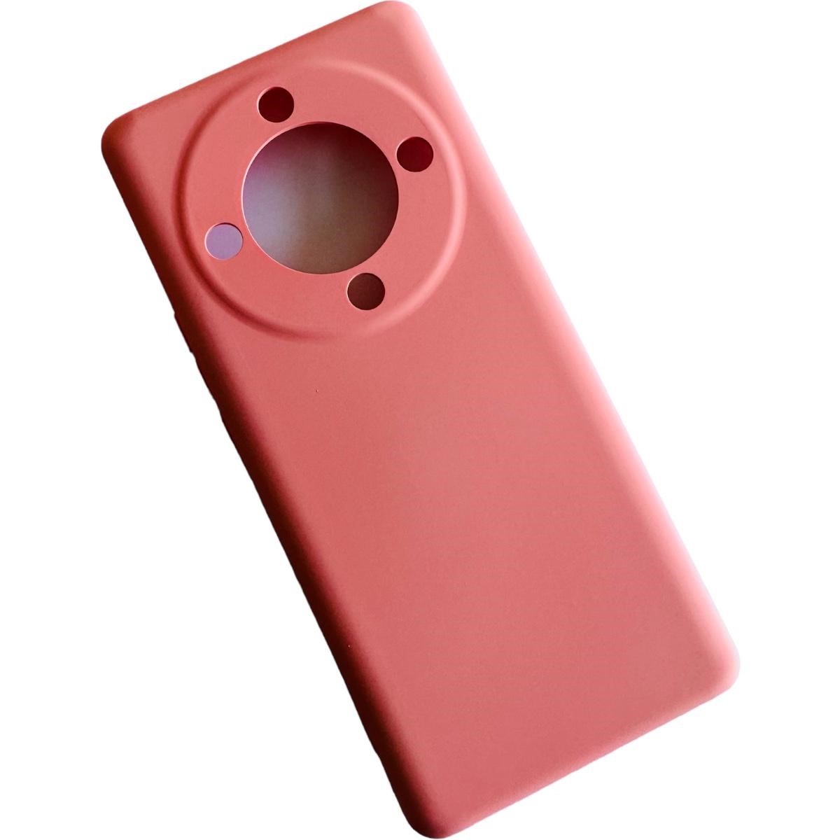 GENÉRICO CARCASA FUNDA PARA HONOR MAGIC5 LITE SILICONA ROSA PALO