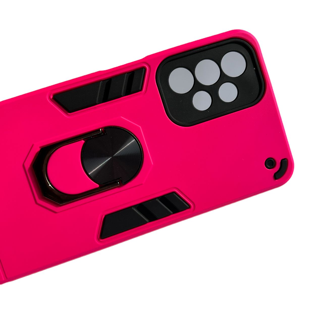 CARCASA SAMSUNG A23 ANTI GOLPES ANILLO FUCSIA - 1