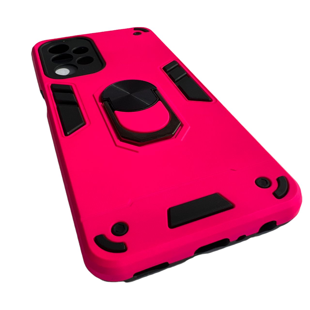 CARCASA SAMSUNG A23 ANTI GOLPES ANILLO FUCSIA - 2