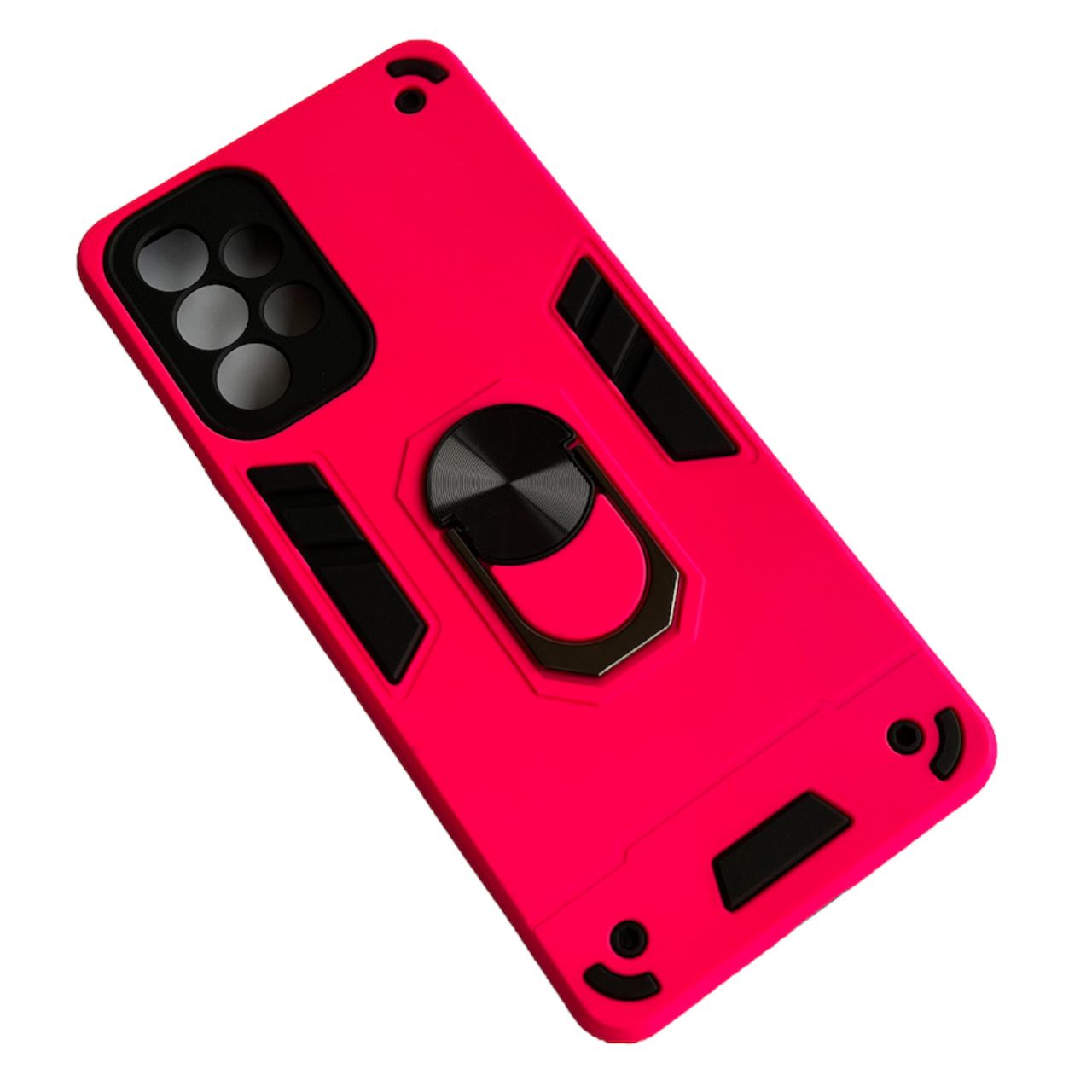 CARCASA SAMSUNG A23 ANTI GOLPES ANILLO FUCSIA - 5