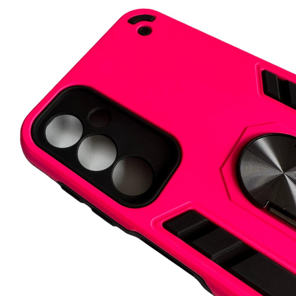 CARCASA SAMSUNG A14 5G ANTI GOLPES ANILLO FUCSIA - 4