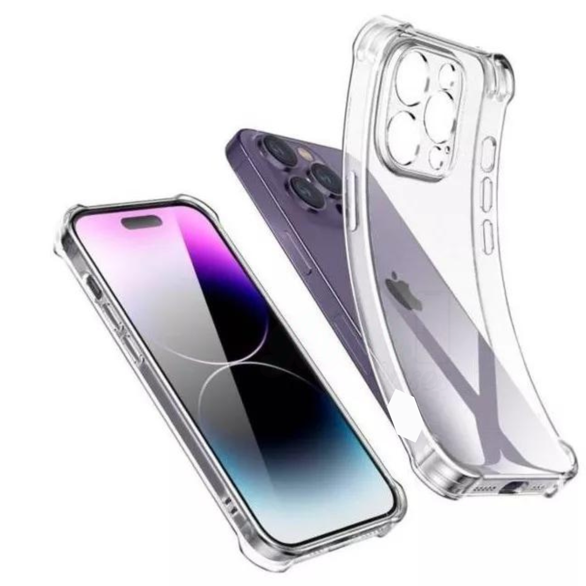 GENÉRICO CARCASA IPHONE 15 PRO MAX TRANSPARENTE REFORZADA