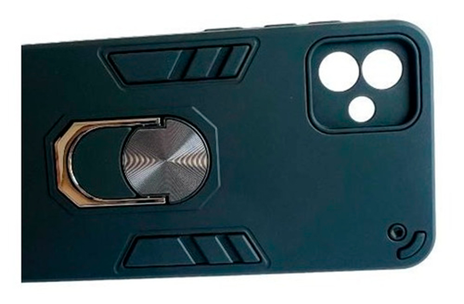 CARCASA SAMSUNG A04 NORMAL ANTI GOLPES ANILLO NEGRO - 1
