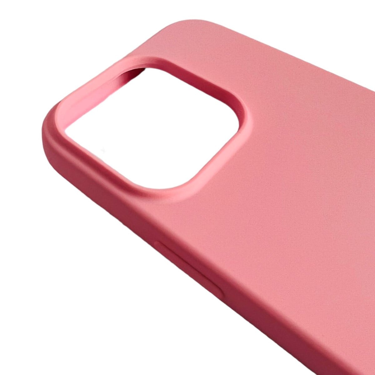 CARCASA FUNDA IPHONE 14 PRO MAX SILICONA ROSADO - 3