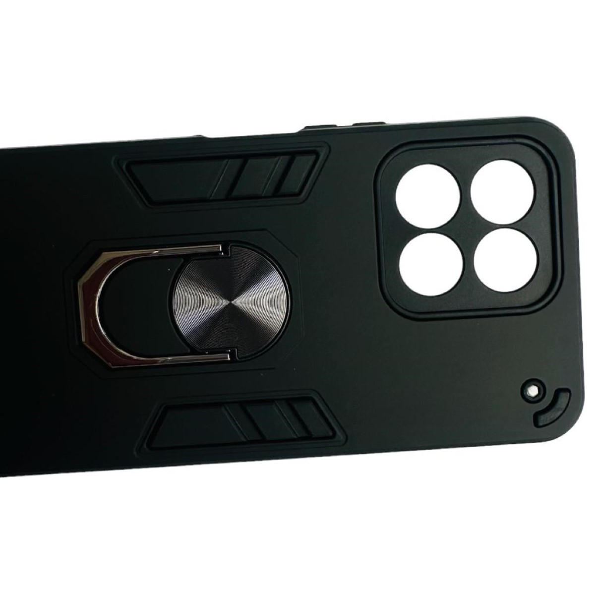 GENÉRICO CARCASA HONOR X6/ X6S ANTI GOLPES ANILLO NEGRO