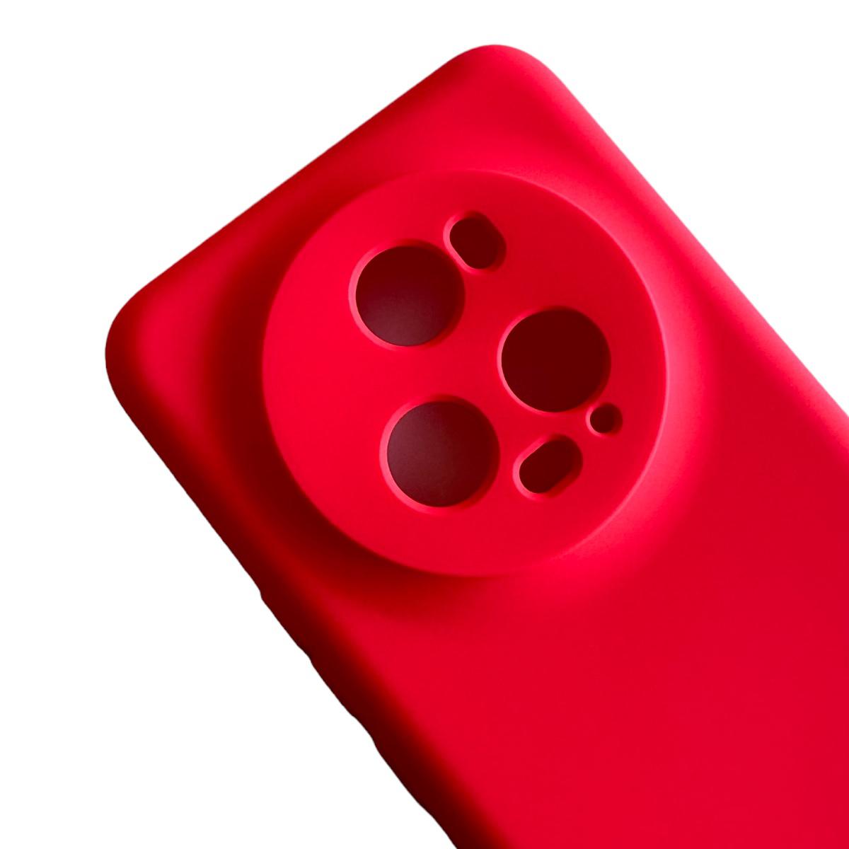 CARCASA FUNDA HONOR MAGIC5 PRO 5G SILICONA ROSA CHICLE - 3