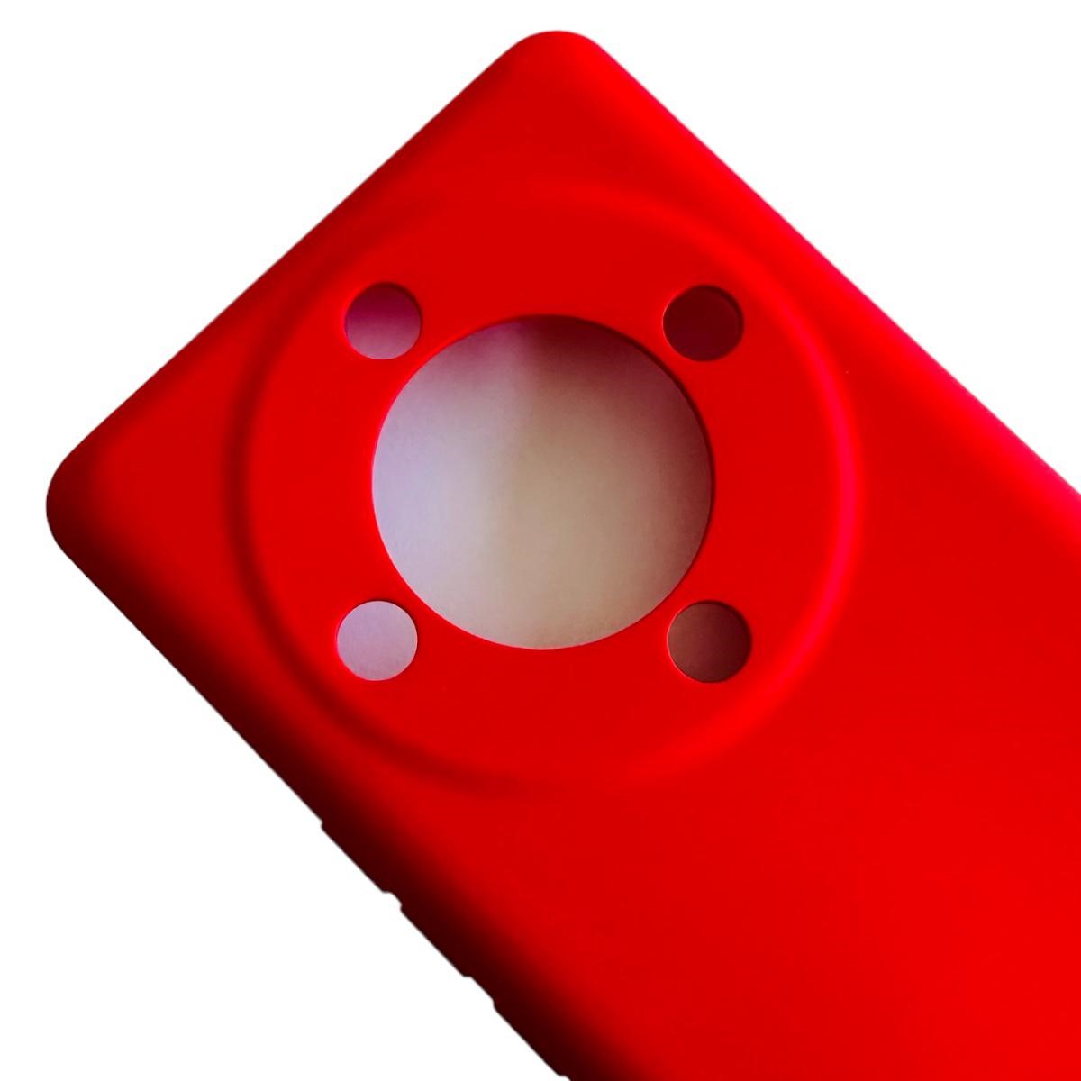 CARCASA FUNDA HONOR MAGIC5 LITE SILICONA ROJO - 2