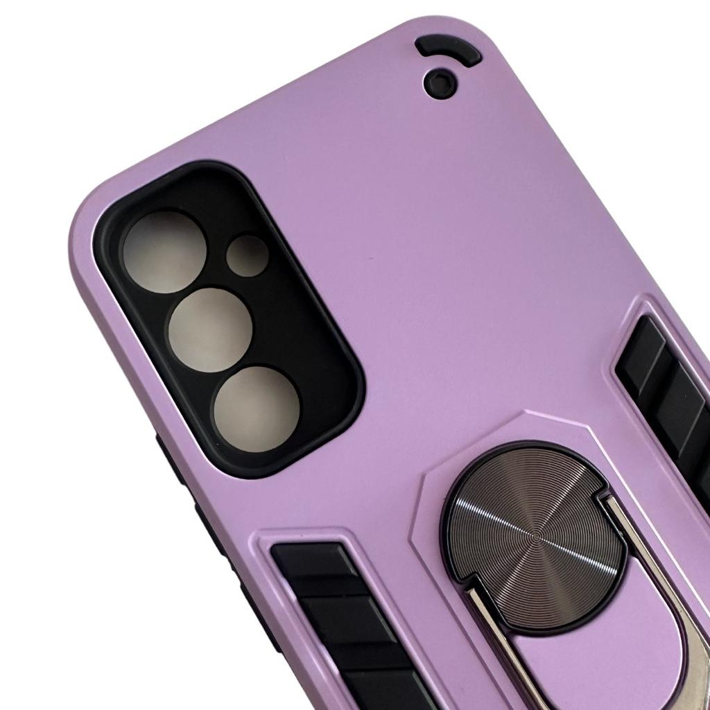 CARCASA SAMSUNG A54 5G ANTI GOLPES ANILLO LILA - 4