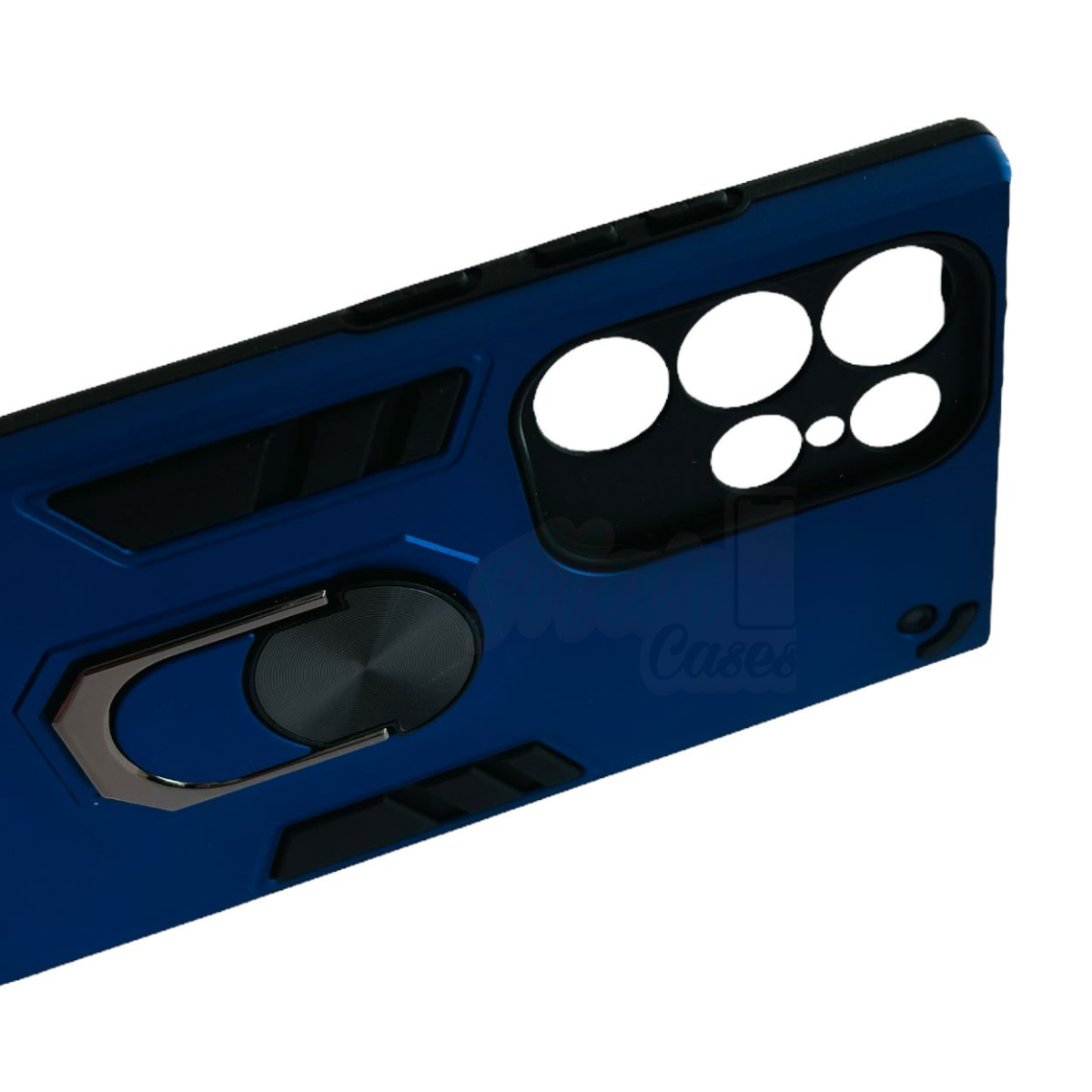 CARCASA SAMSUNG S23 ULTRA ANTI GOLPES ANILLO AZUL REY - 2