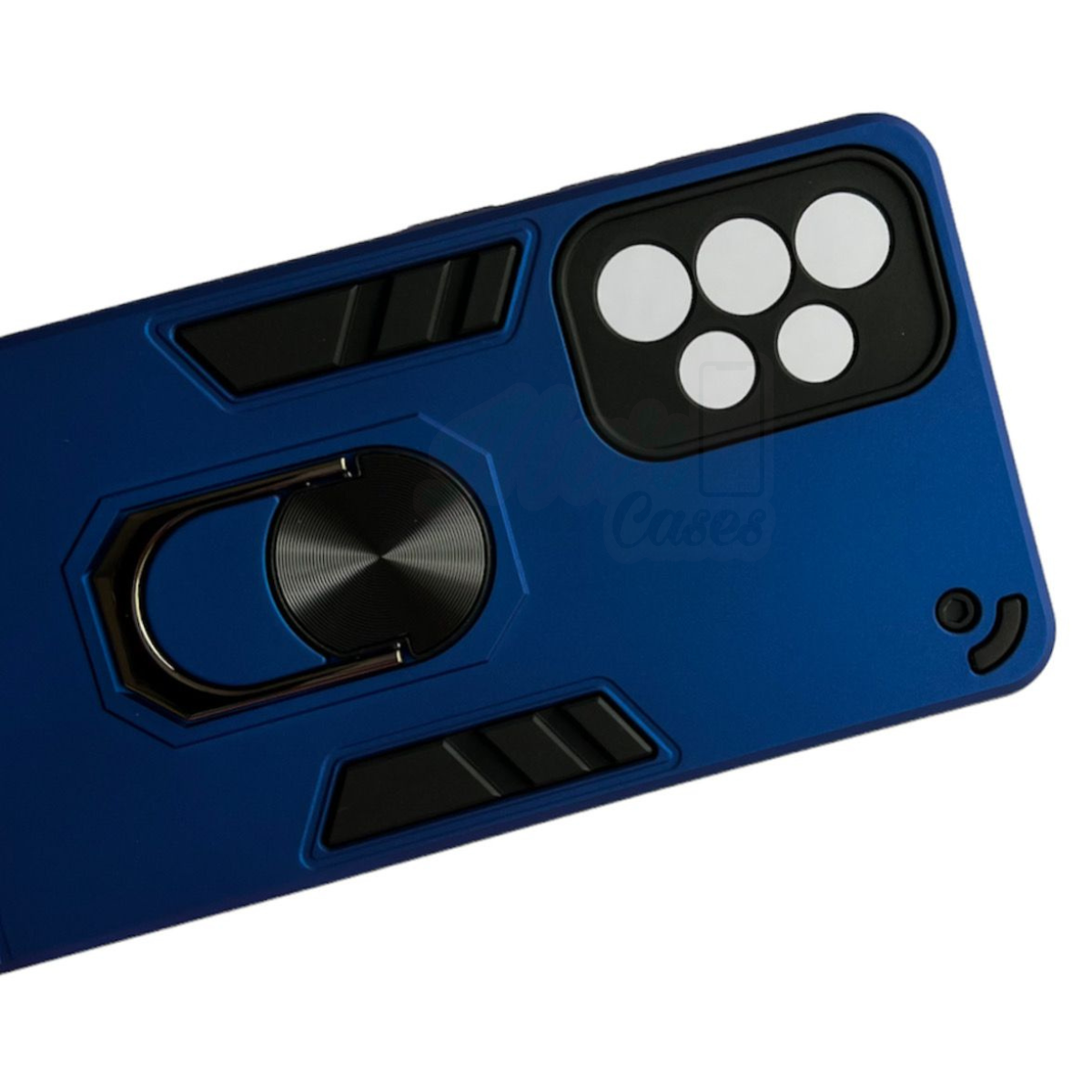 CARCASA SAMSUNG A33 5G ANTI GOLPES ANILLO AZUL REY - 2