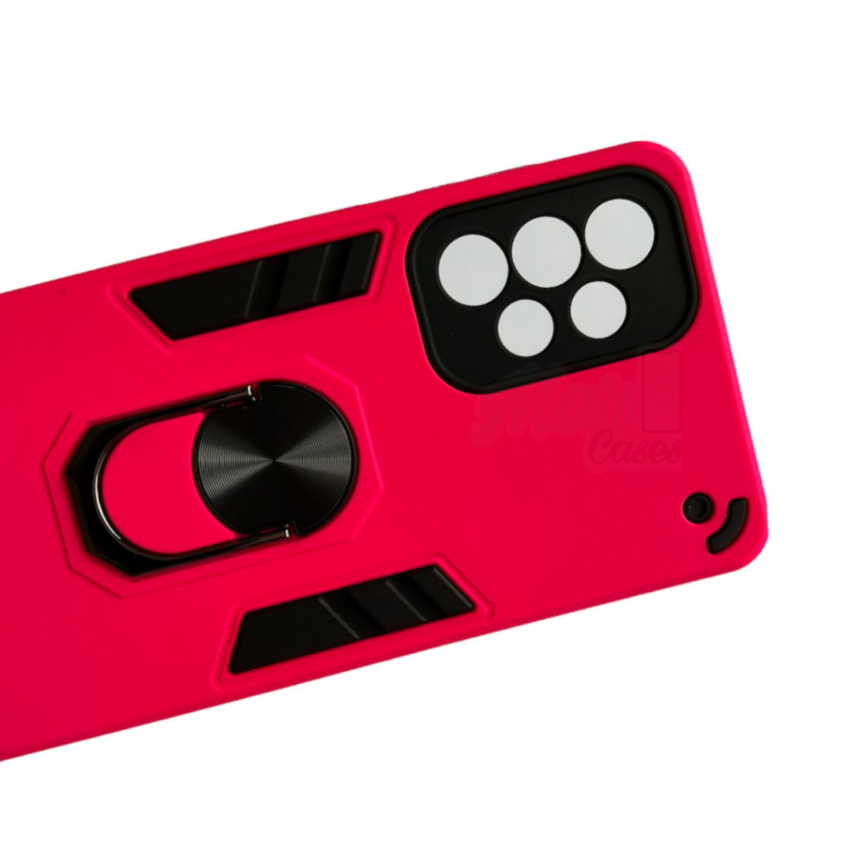 CARCASA SAMSUNG A53 5G ANTI GOLPES ANILLO FUCSIA - 1