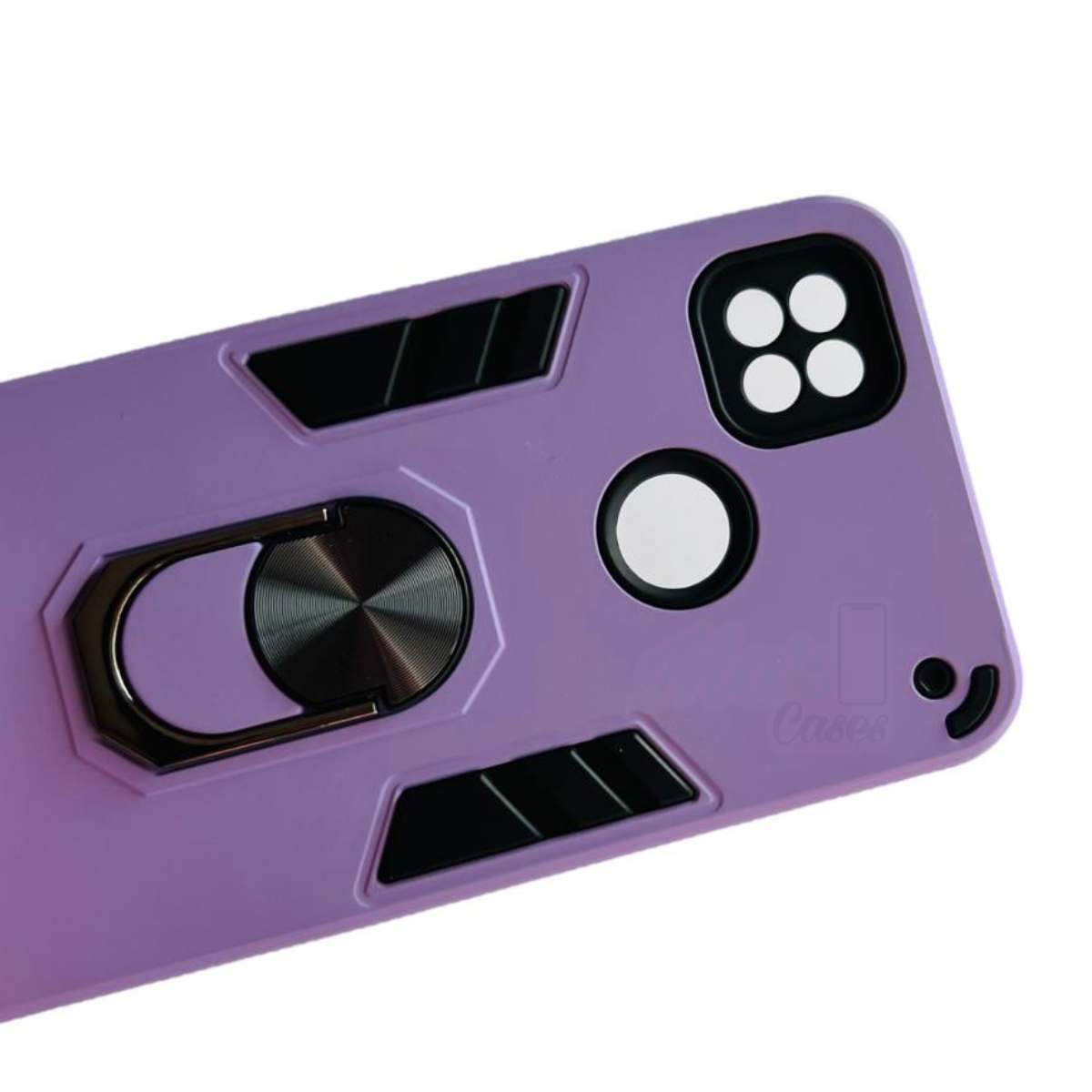 CARCASA XIAOMI REDMI 10A ANTI GOLPES ANILLO LILA - 1