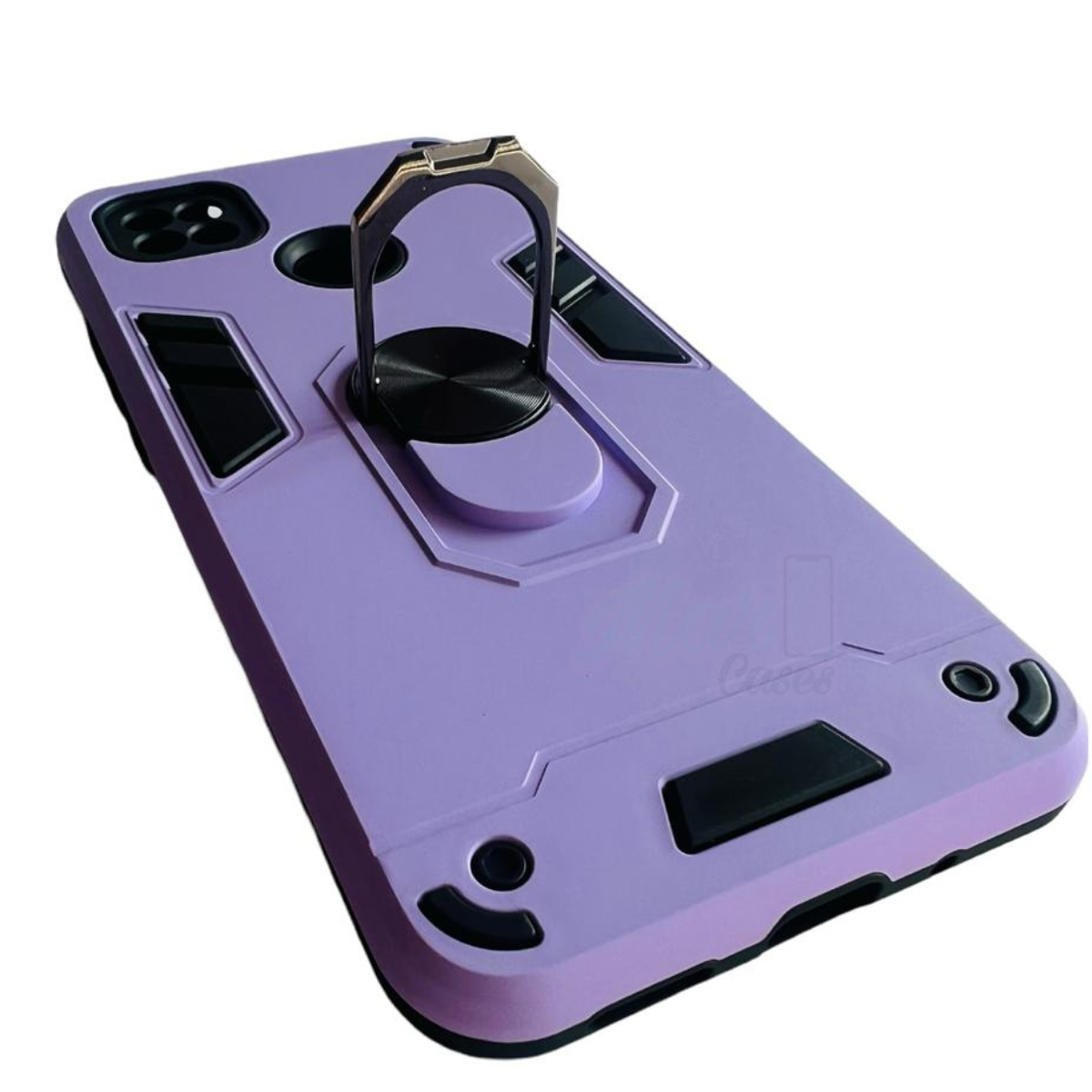 CARCASA XIAOMI REDMI 10A ANTI GOLPES ANILLO LILA - 2