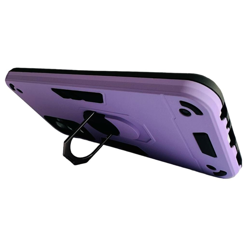 CARCASA SAMSUNG A24 ANTI GOLPES ANILLO LILA - 3