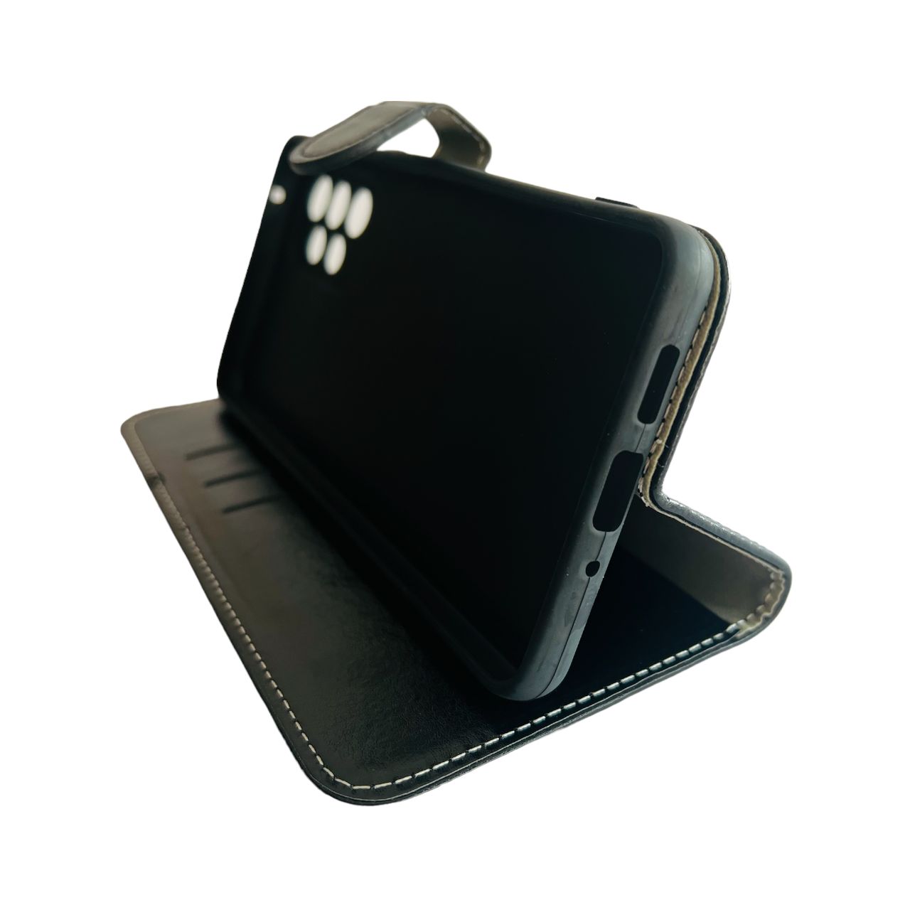 CARCASA SAMSUNG A73 5G FLIP COVER AGENDA + MICA LÁMINA - 4