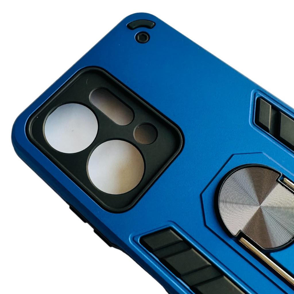 CARCASA HONOR X7A ANTI GOLPES ANILLO AZUL REY - 2