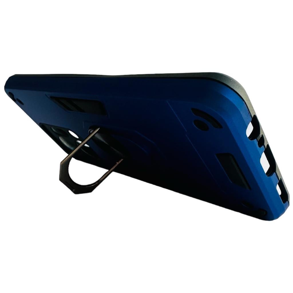CARCASA HONOR X7A ANTI GOLPES ANILLO AZUL REY - 3