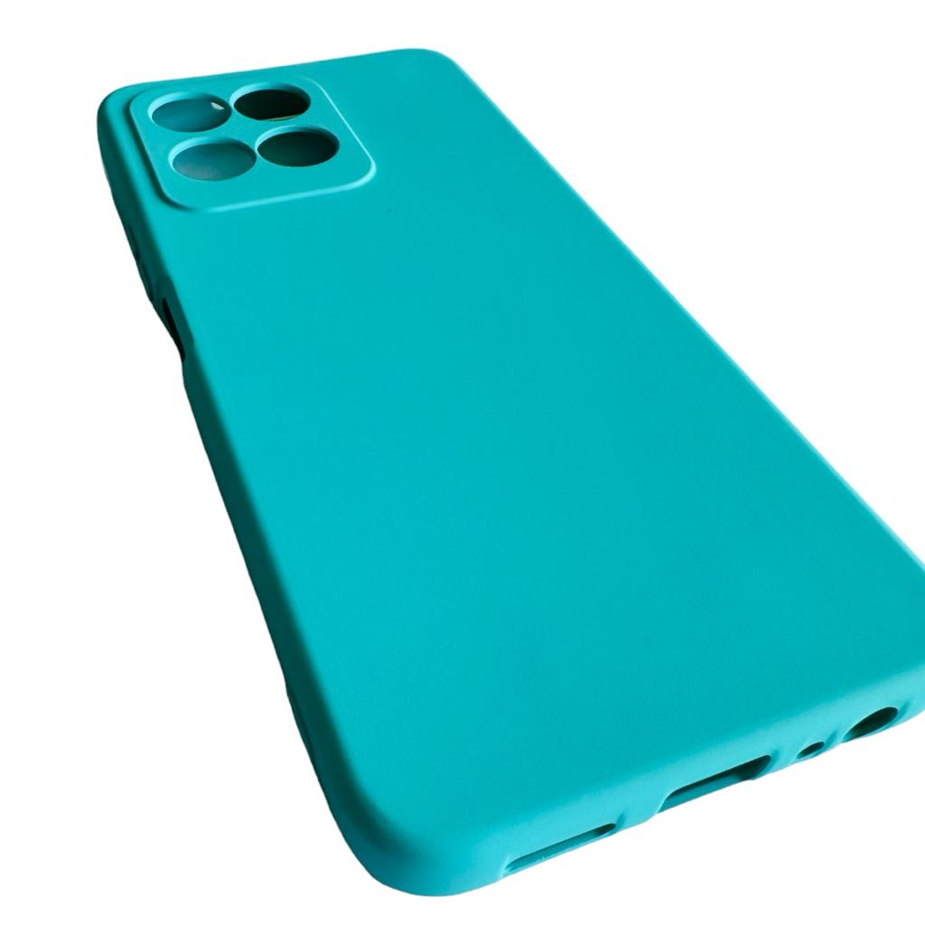 CARCASA FUNDA HONOR X6 / X6S SILICONA TURQUESA - 3