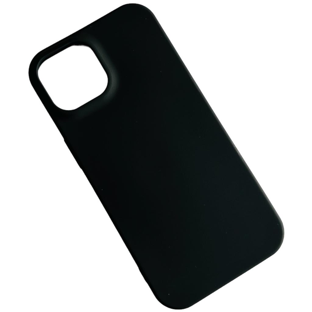GENÉRICO CARCASA FUNDA IPHONE 15 NORMAL SILICONA NEGRO