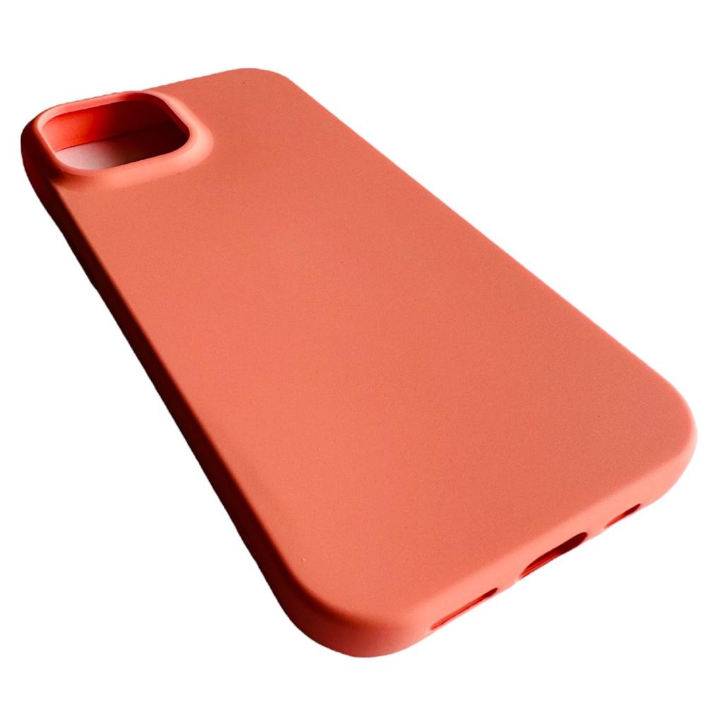 CARCASA FUNDA IPHONE 15 PRO MAX SILICONA ROSA PALO - 2