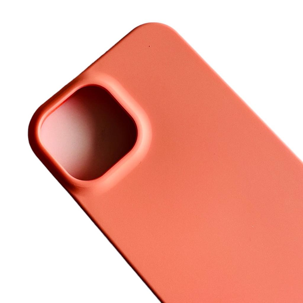 CARCASA FUNDA IPHONE 15 PRO MAX SILICONA ROSA PALO - 3