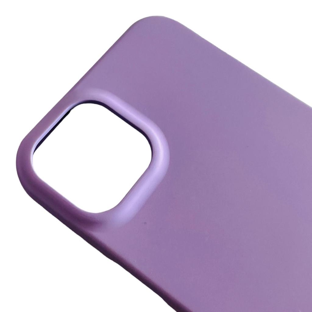 CARCASA FUNDA IPHONE 15 PLUS SILICONA VIOLETA - 3