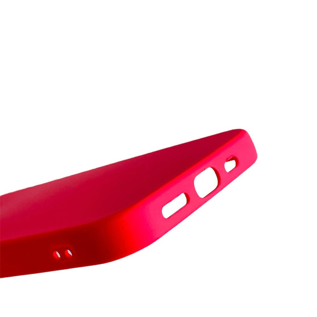 CARCASA FUNDA IPHONE 13 PRO MAX SILICONA ROSA CHICLE - 5