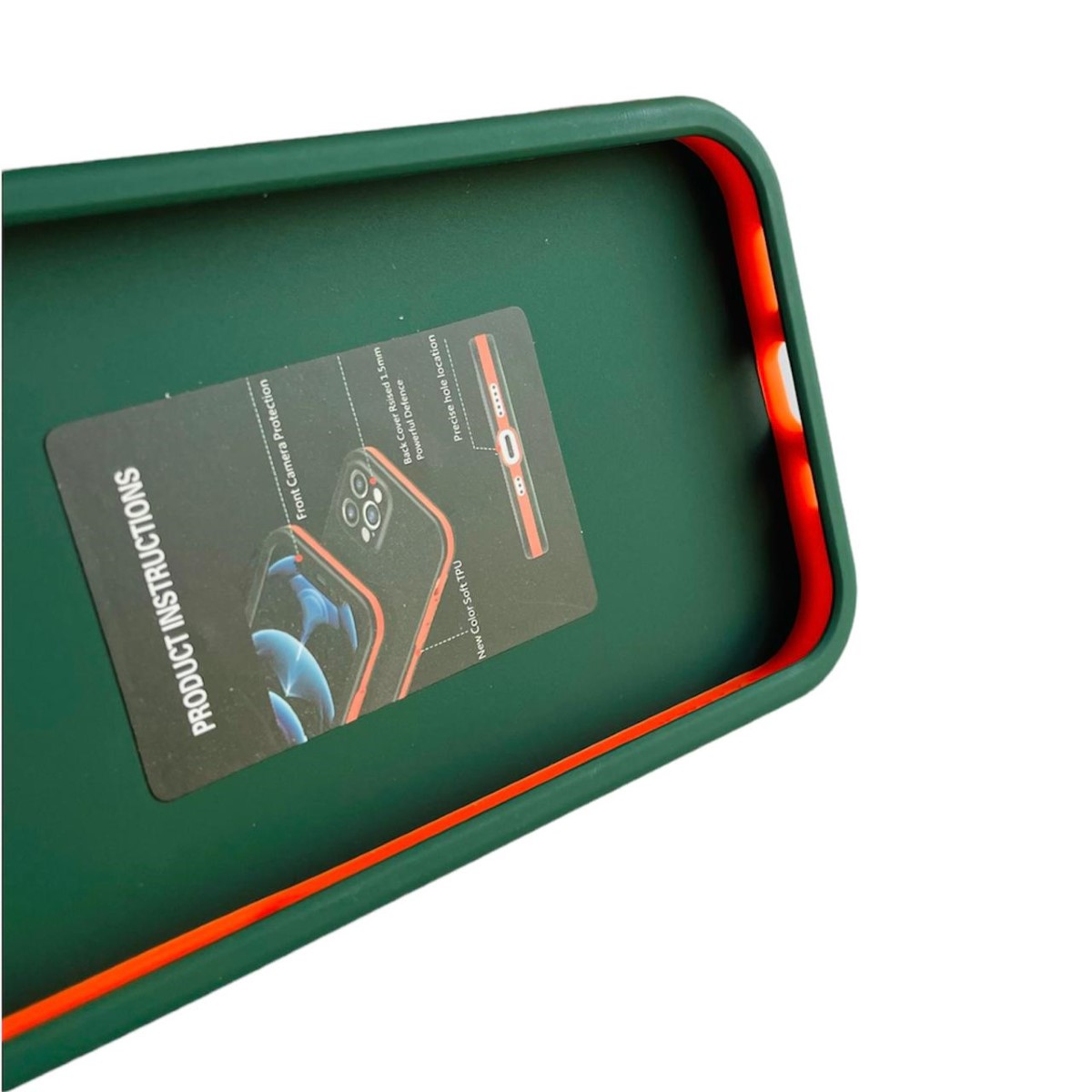 CARCASA 360 GRADOS IPHONE 13 PRO MAX ANTIGOLPE VERDE - 8