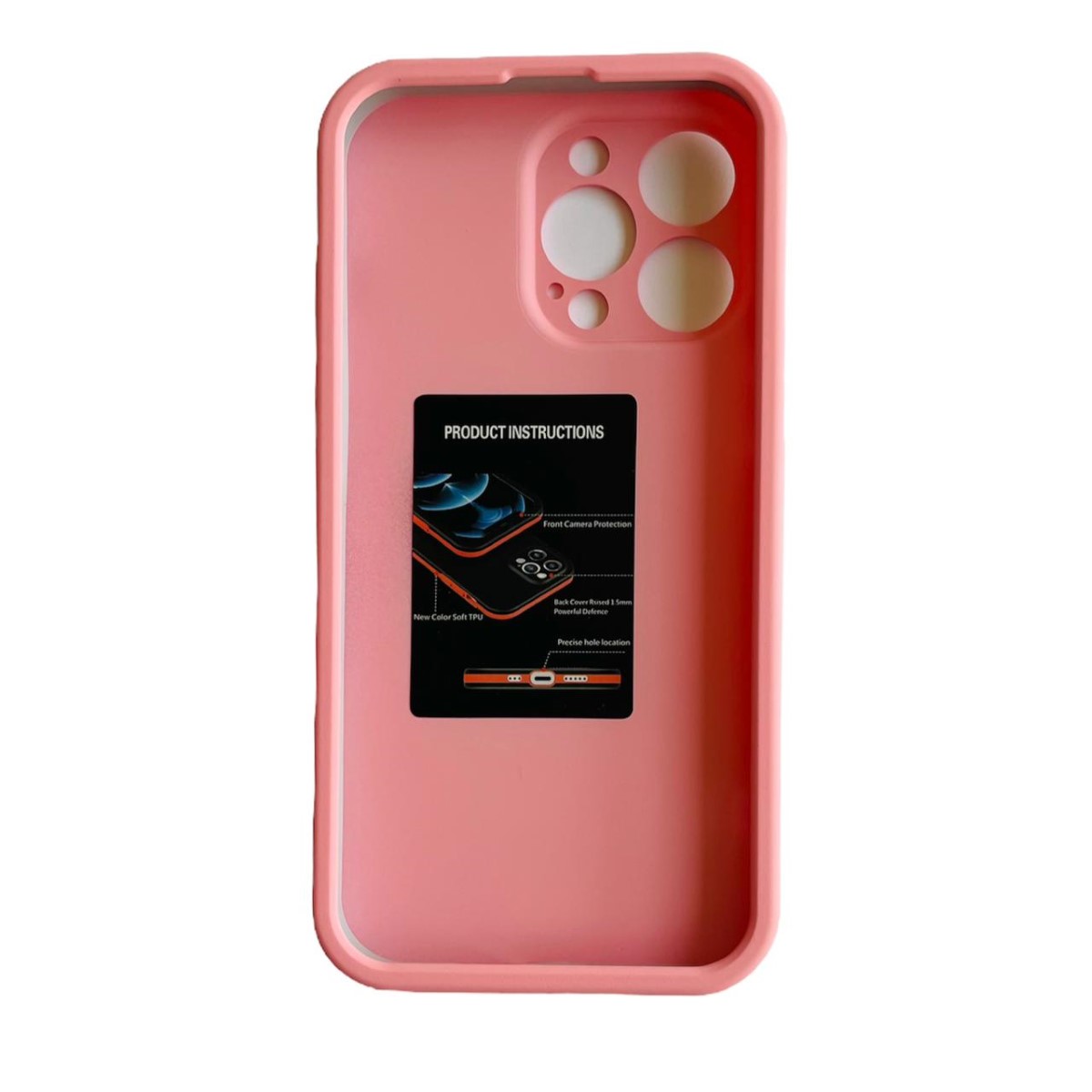 CARCASA 360 GRADOS IPHONE 13 PRO MAX ANTIGOLPE ROSADO - 8