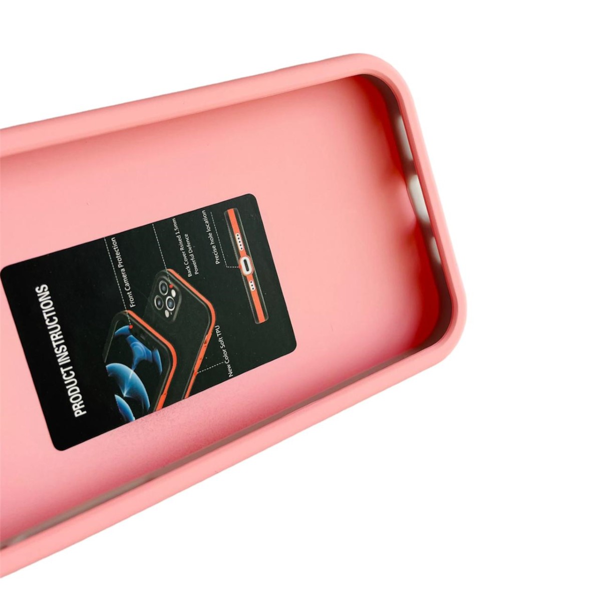 CARCASA 360 GRADOS IPHONE 13 PRO MAX ANTIGOLPE ROSADO - 9