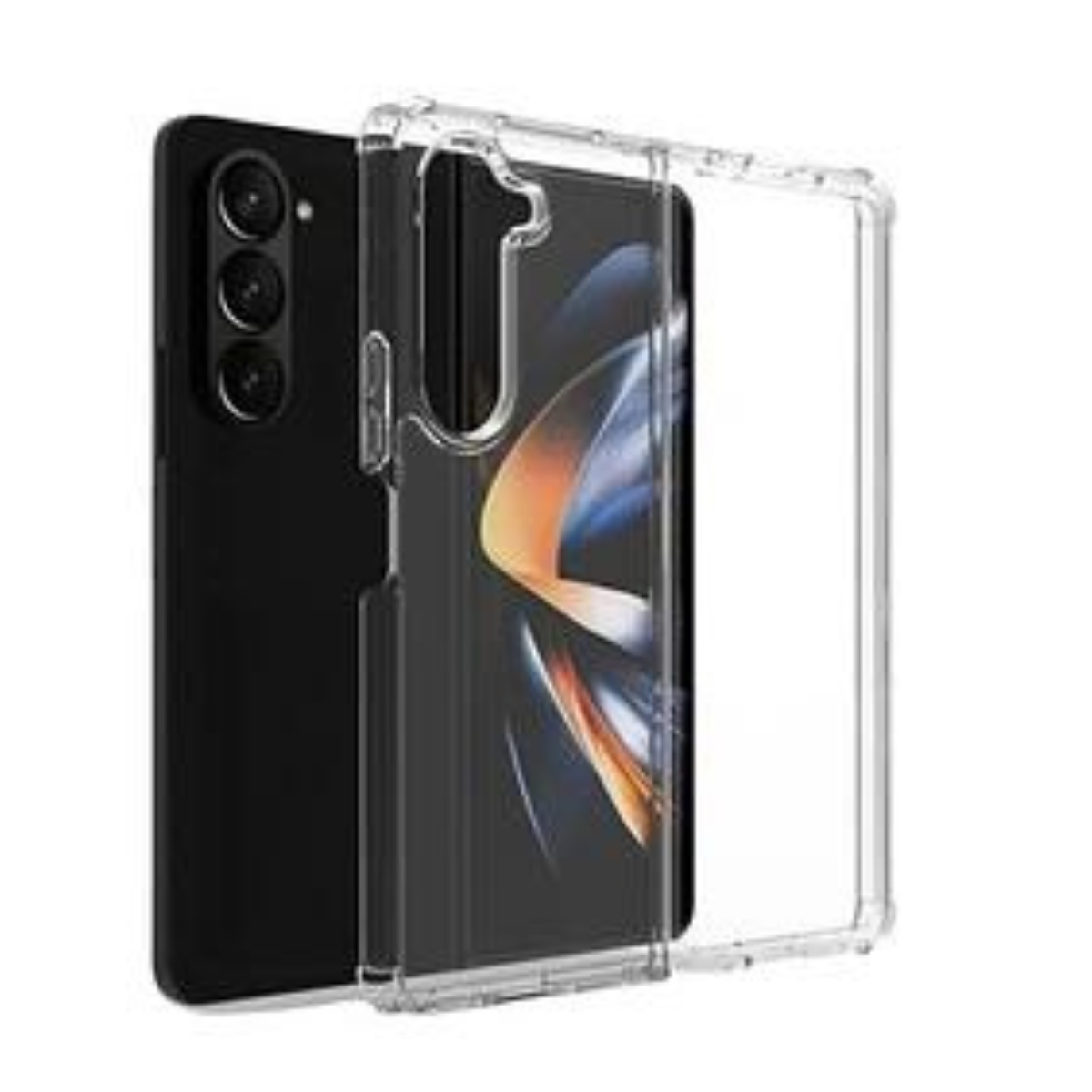 CARCASA SAMSUNG Z FOLD 5 TRANSPARENTE REFORZADA - 1