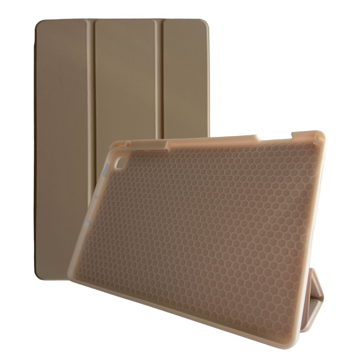 FUNDA SMART COVER PARA TABLET SAMSUNG S6 LITE CON RANURA ROSE GOLD - 2