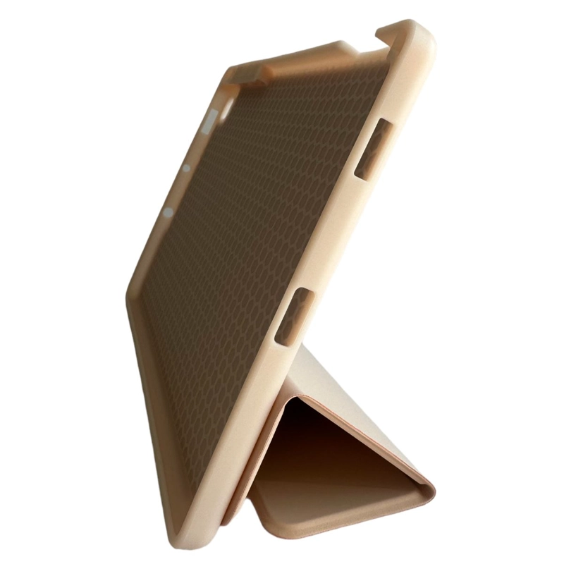 FUNDA SMART COVER PARA TABLET SAMSUNG S6 LITE CON RANURA ROSE GOLD - 3