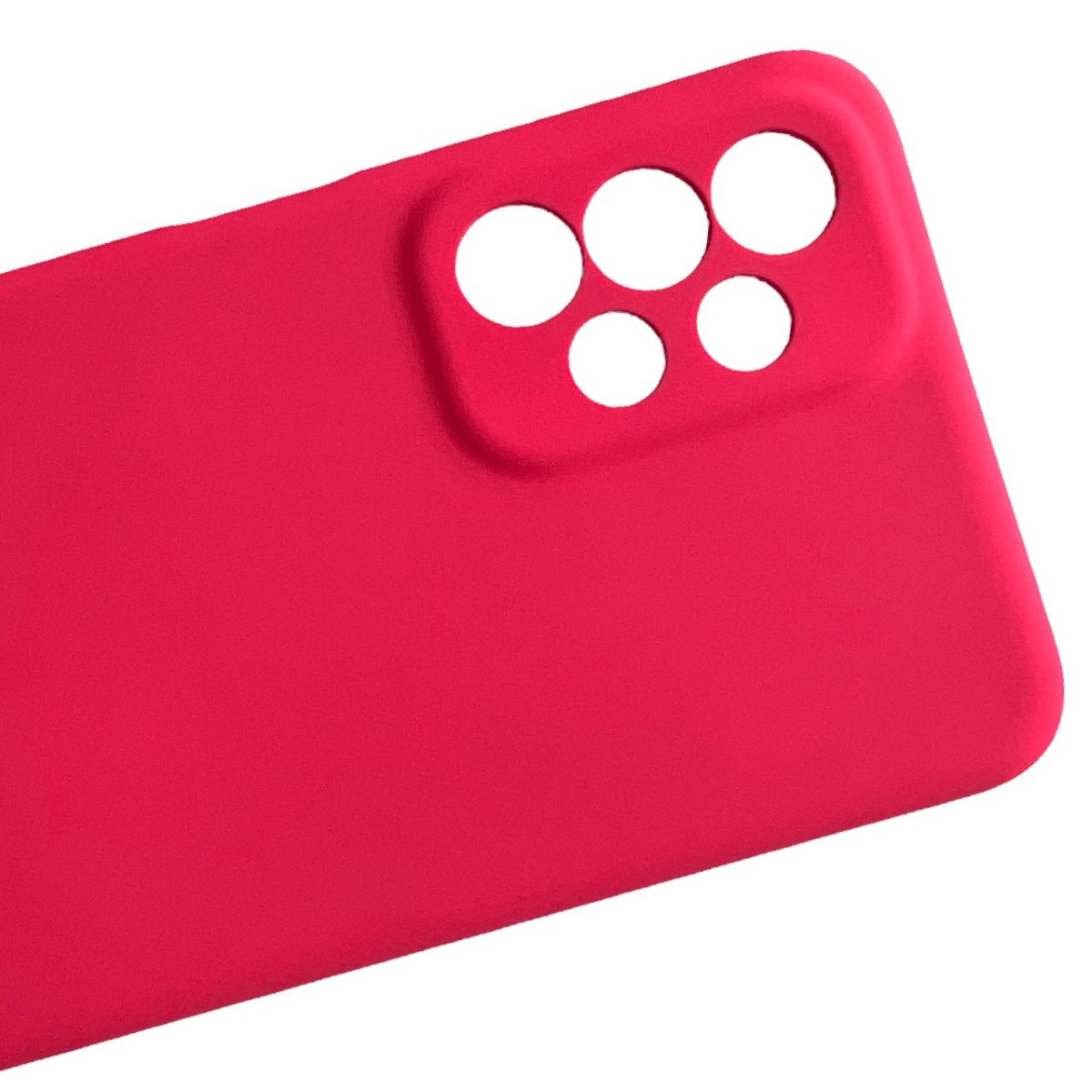 CARCASA FUNDA SAMSUNG A23 SILICONA ROSA CHICLE - 1