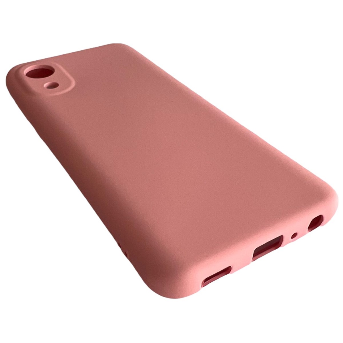 CARCASA FUNDA SAMSUNG A03 CORE SILICONA PALO ROSA - 2