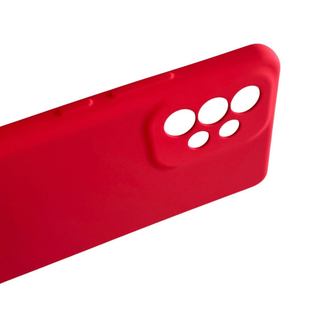 CARCASA FUNDA SAMSUNG A33 5G SILICONA ROJO - 4