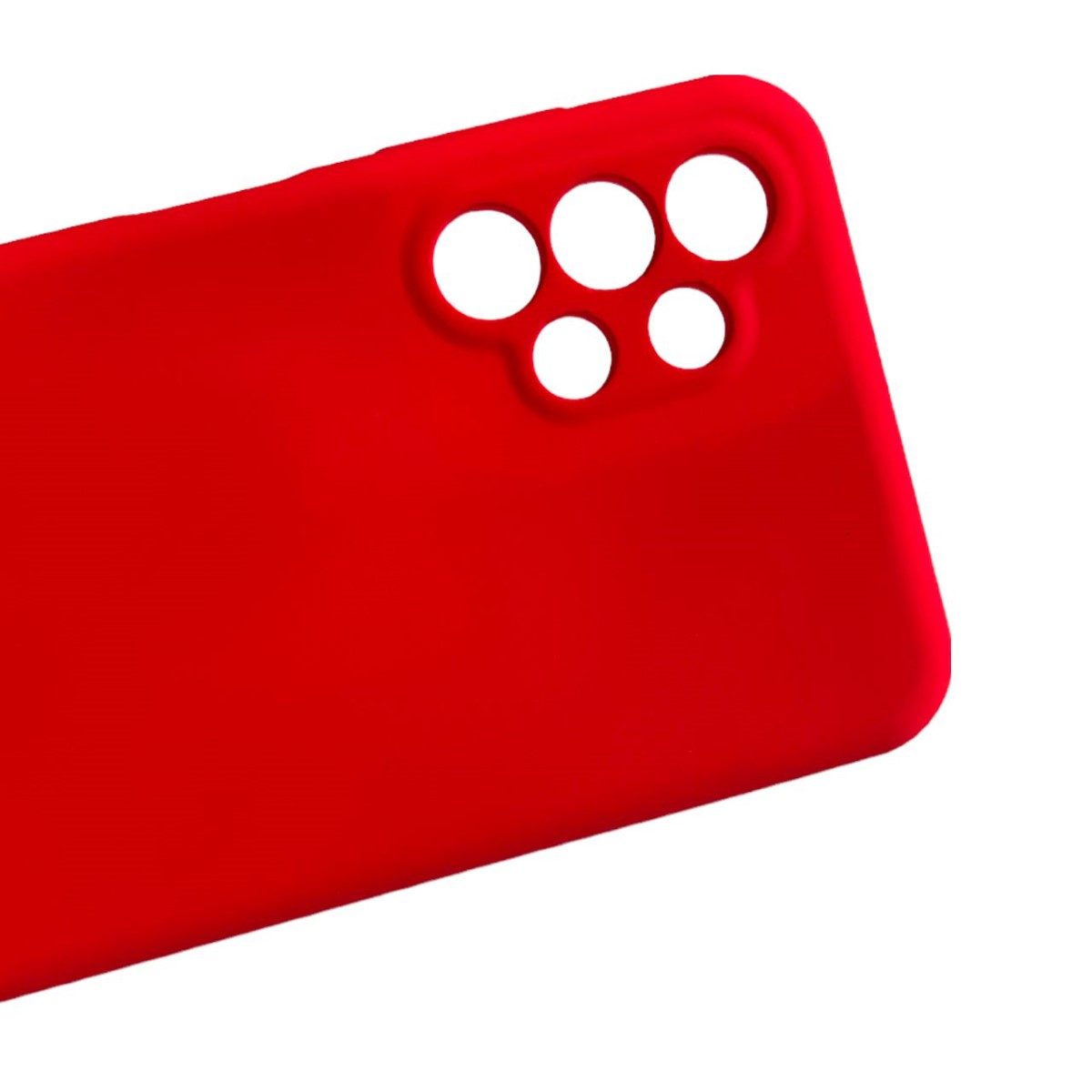 GENÉRICO CARCASA FUNDA SAMSUNG A13 4G / A32 5G SILICONA ROJO