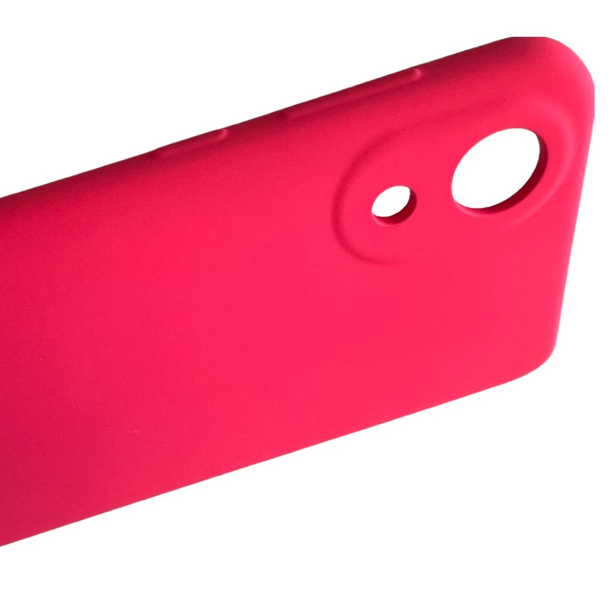 CARCASA FUNDA SAMSUNG A03 CORE SILICONA ROSA CHICLE - 2
