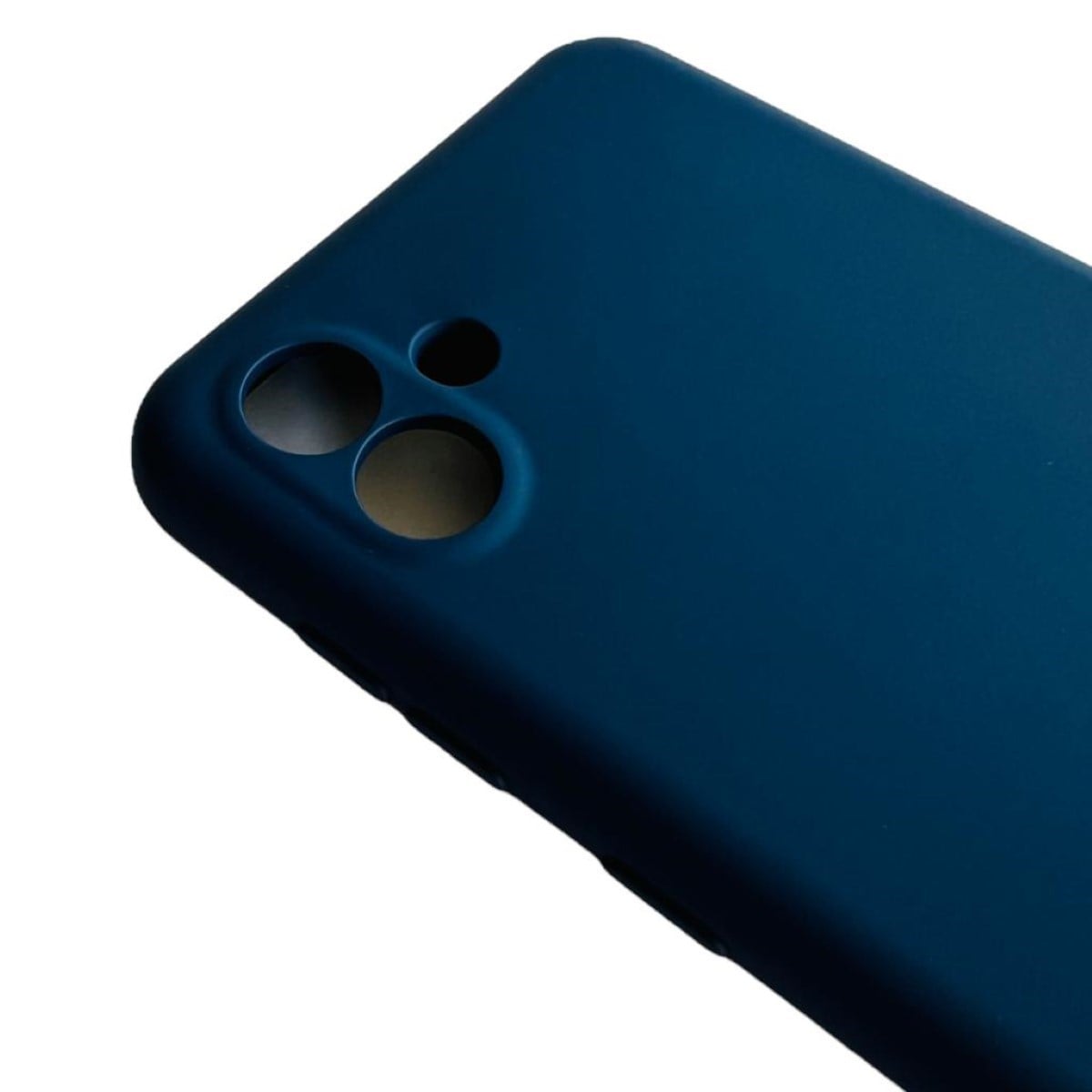 CARCASA SAMSUNG A04 NORMAL SILICONA AZUL - 4