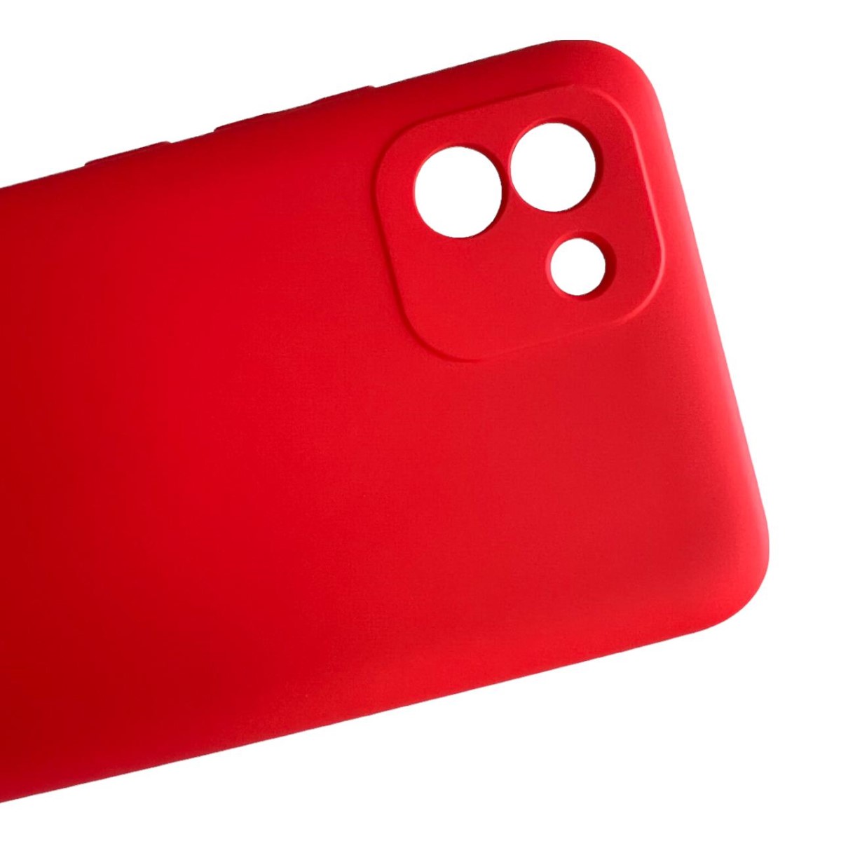 CARCASA SAMSUNG A03 NORMAL SILICONA ROJO - 2