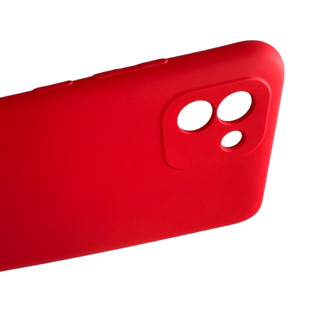 CARCASA SAMSUNG A03 NORMAL SILICONA ROJO - 3