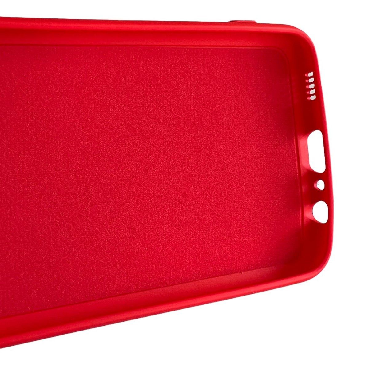CARCASA SAMSUNG A03 NORMAL SILICONA ROJO - 4