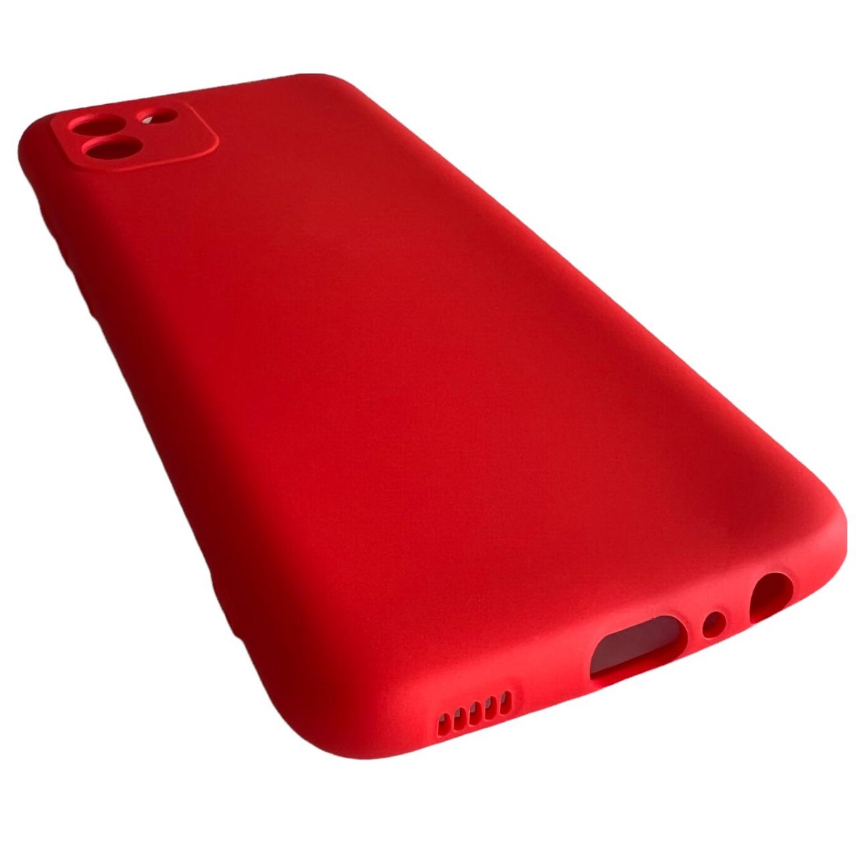 CARCASA SAMSUNG A03 NORMAL SILICONA ROJO - 5