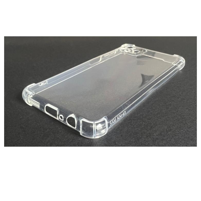 CARCASA SAMSUNG A04 NORMAL TRANSPARENTE REFORZADA - 2