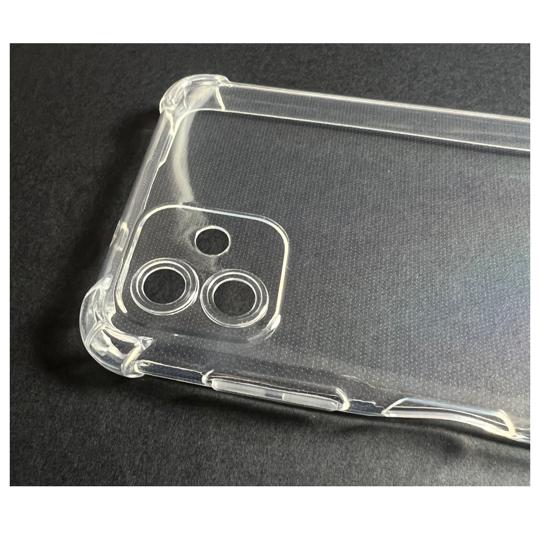 CARCASA SAMSUNG A04 NORMAL TRANSPARENTE REFORZADA - 4