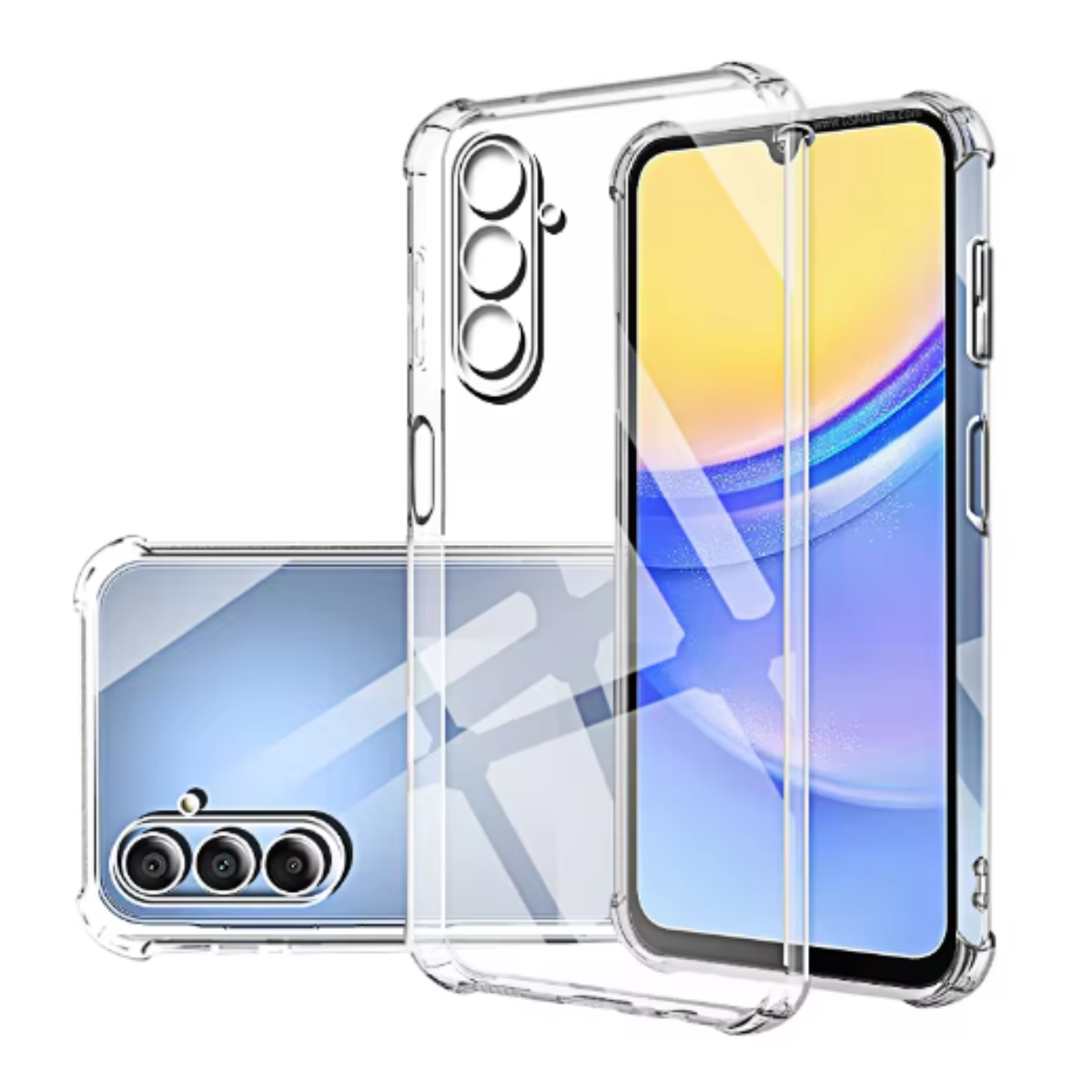 CARCASA SAMSUNG A04S TRANSPARENTE REFORZADA - 1