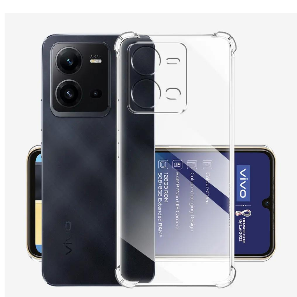 CARCASA TRANSPARENTE REFORZADA VIVO Y22 Y22 5G - 1