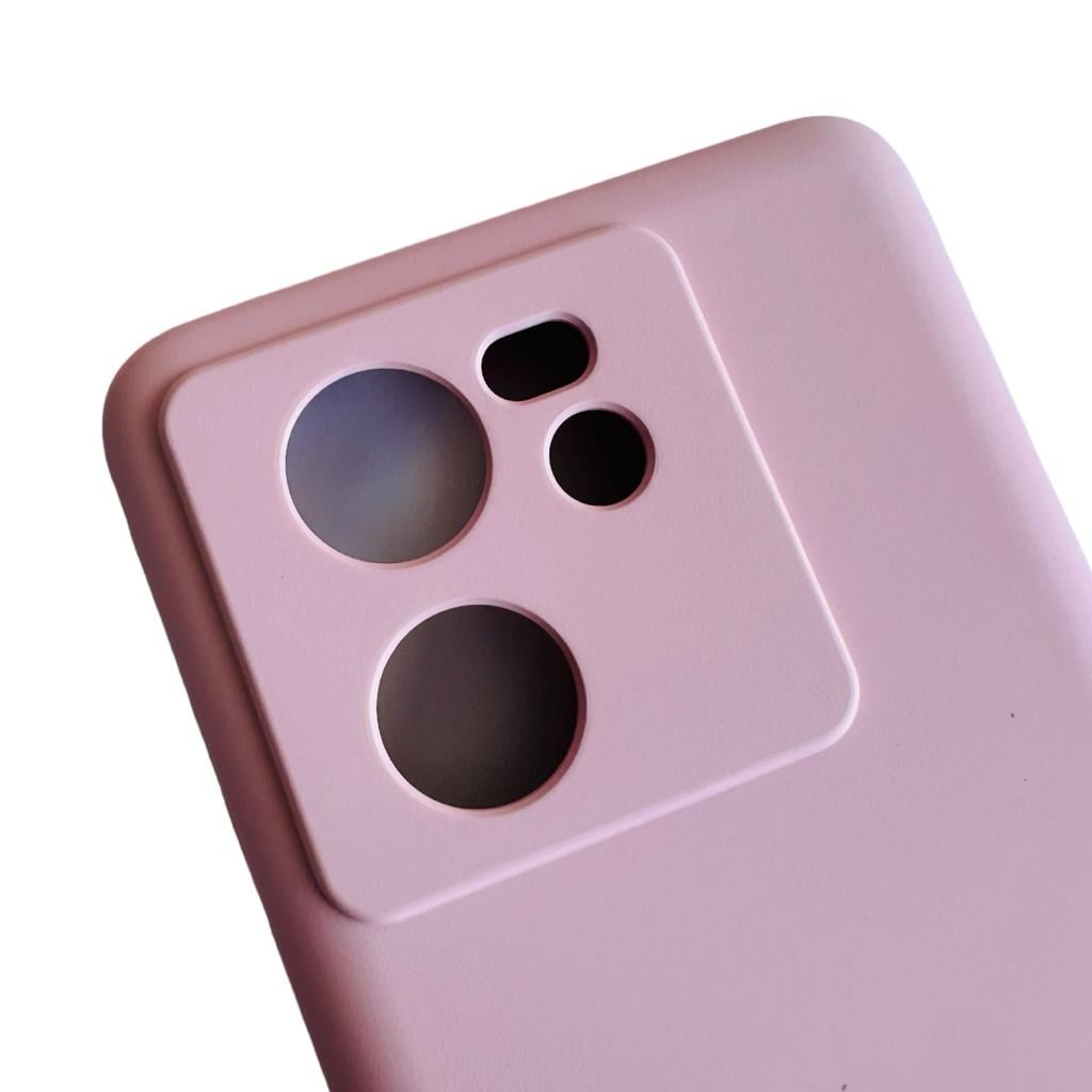 CARCASA FUNDA XIAOMI 13T / 13T PRO SILICONA ROSADO - 4