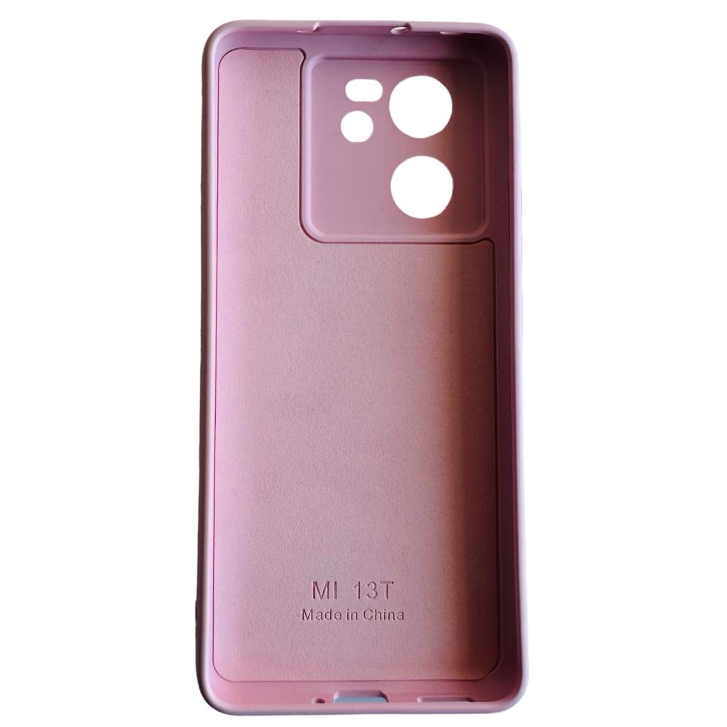 CARCASA FUNDA XIAOMI 13T / 13T PRO SILICONA ROSADO - 5