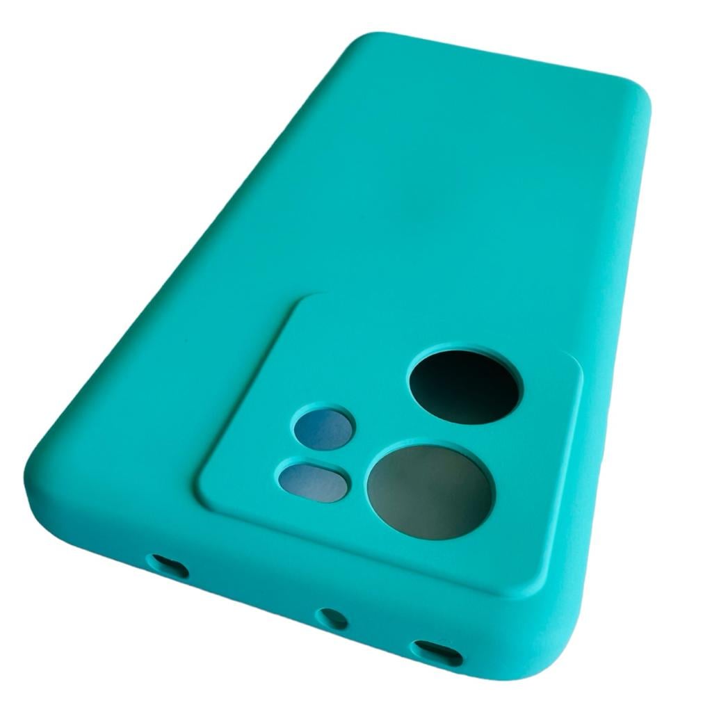 CARCASA FUNDA XIAOMI 13T / 13T PRO SILICONA TURQUESA - 2